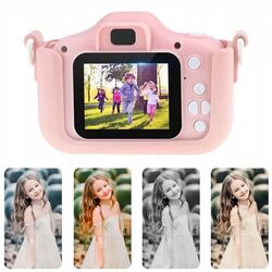 Детский цифровой фотоаппарат Kruzzel AC16951 (Pink) Thumb