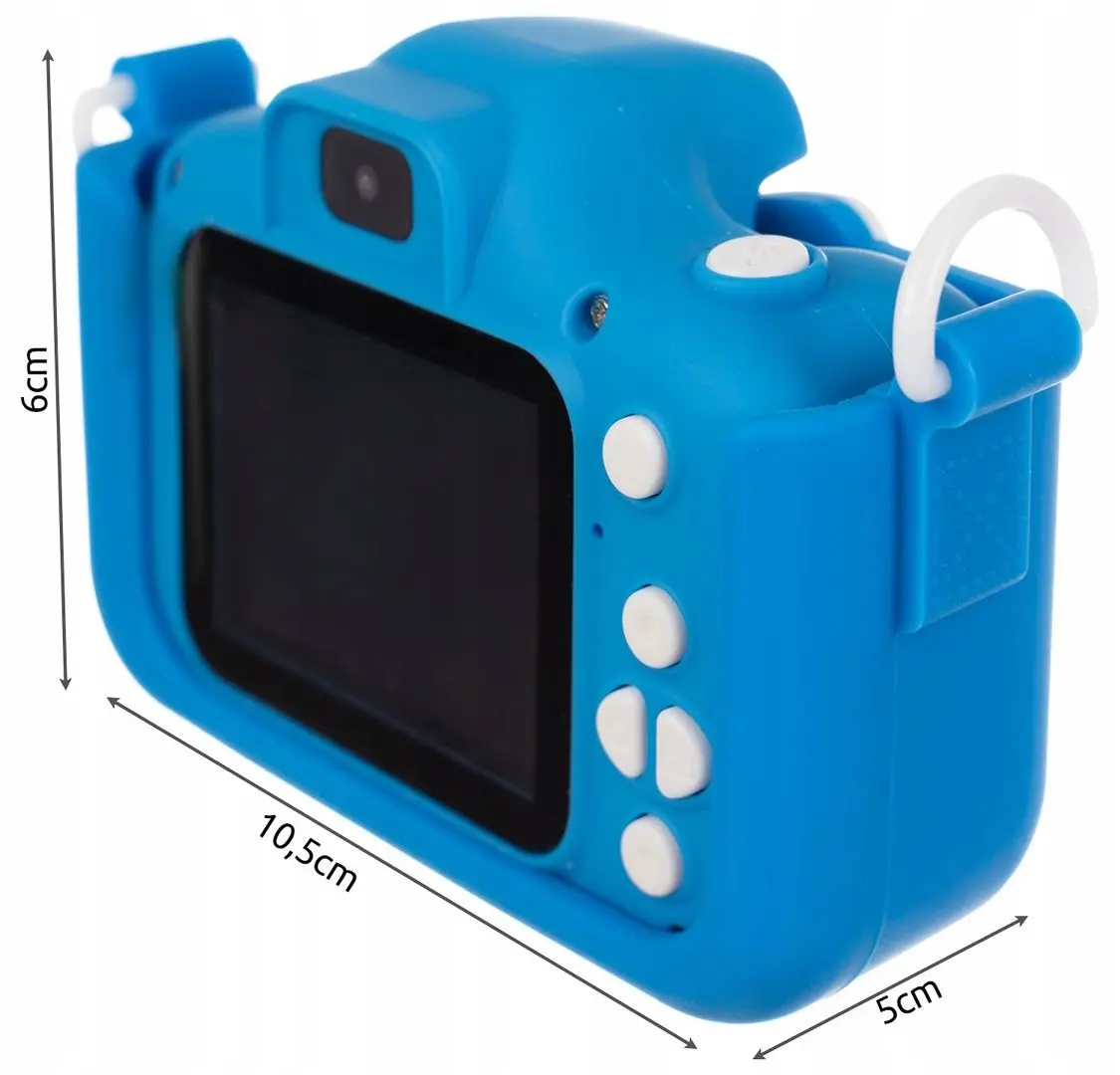 Детский цифровой фотоаппарат Kruzzel AC22295 (Blue) - 11