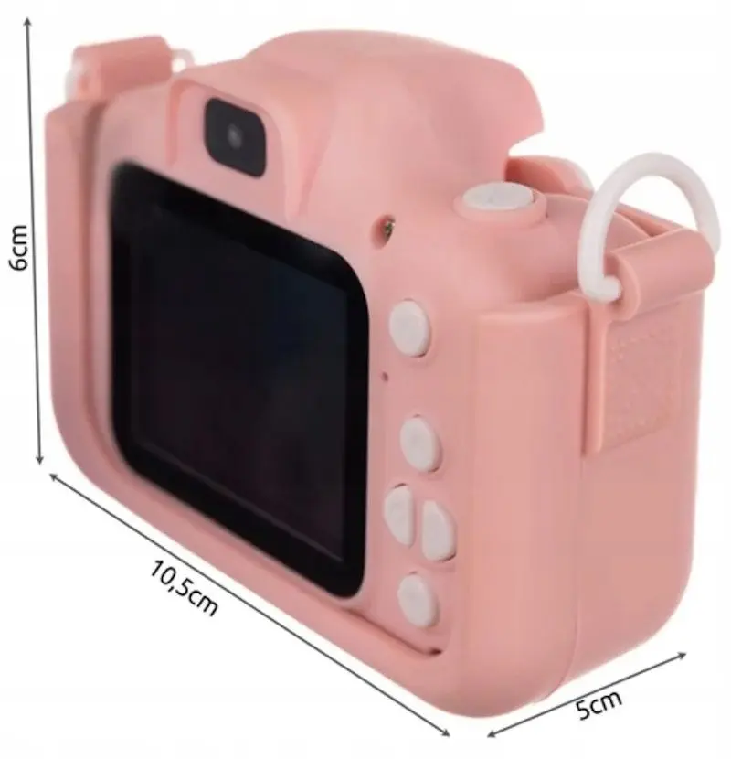 Детский цифровой фотоаппарат Kruzzel AC22296 (Pink) - 10