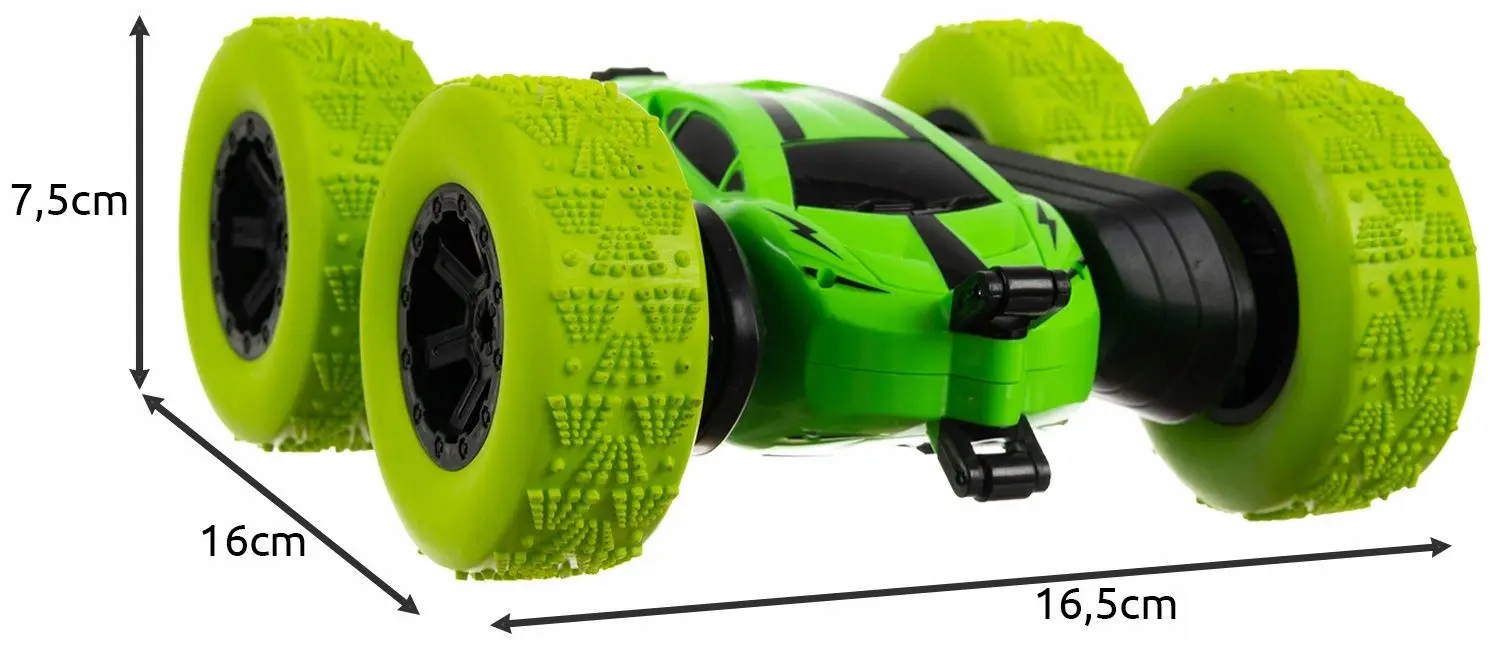 Masina cu telecomanda Kruzzel Car Acrobat 19889 (Green)