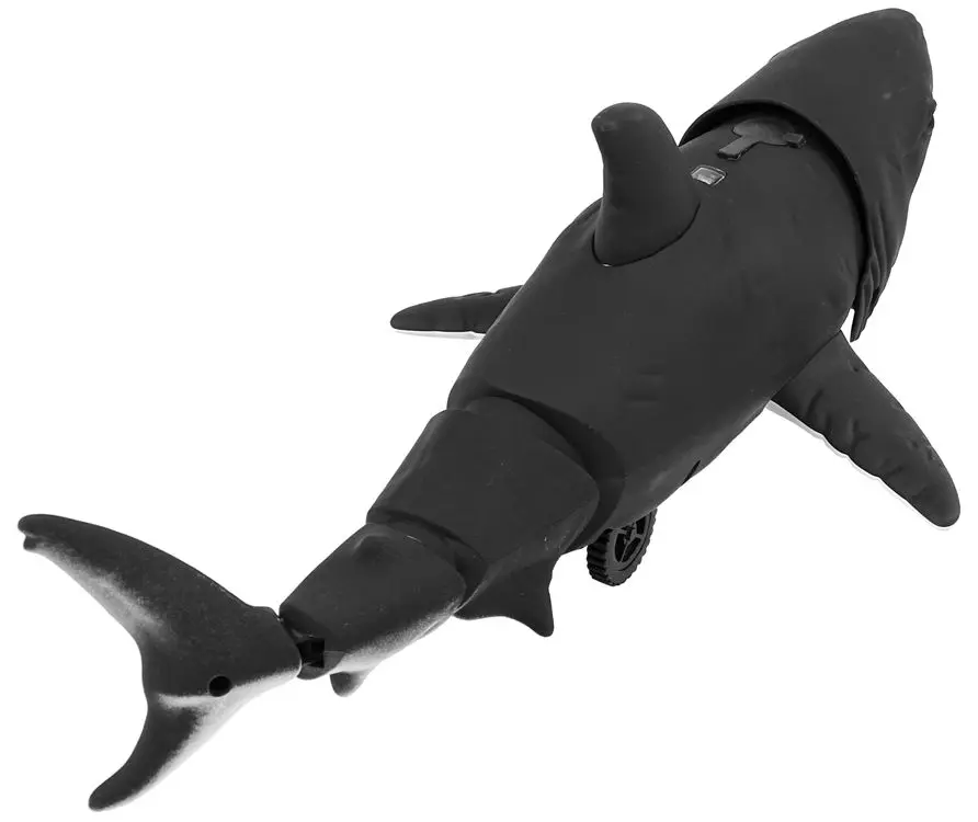 Rechin cu telecomanda LeanToys Jaws (Grey/White)