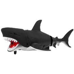 Rechin cu telecomanda LeanToys Jaws (Grey/White)