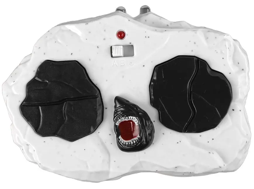 Rechin cu telecomanda LeanToys Jaws (Grey/White)
