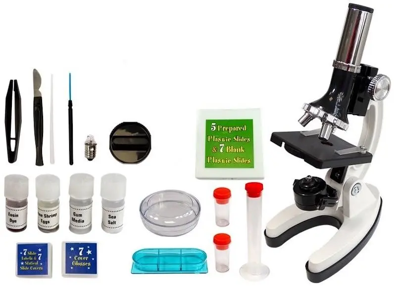 Детский микроскоп LeanToys 5427 (Black/White)