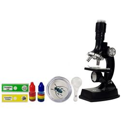 Детский микроскоп LeanToys 7593 (Black)