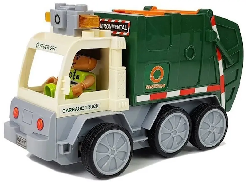 Игровой набор LeanToys Truck Remote Controlled 7211 (Green/Grey) - 2