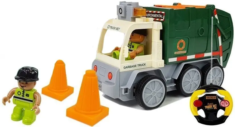 Игровой набор LeanToys Truck Remote Controlled 7211 (Green/Grey)