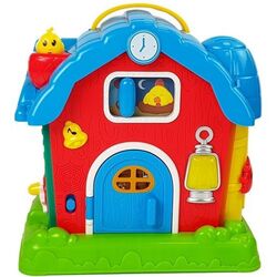 Jucarie interactiva LeanToys Animals Farm (Red/Blue)