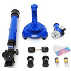 Интерактивный набор микроскоп + телескоп LeanToys 1136 (Blue/Black) Thumb