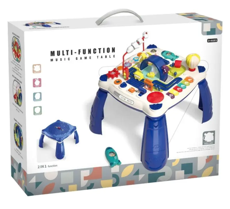 Интерактивный столик LeanToys Music Game Table 11664 (Blue)