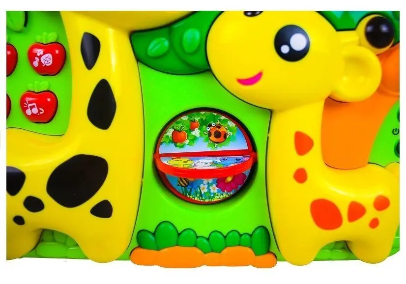 Музыкальная игрушка с проектором LeanToys Giraffe (Green/Yellow)