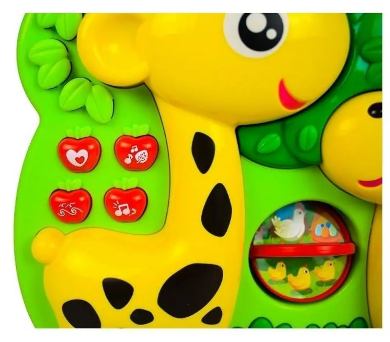 Музыкальная игрушка с проектором LeanToys Giraffe (Green/Yellow)