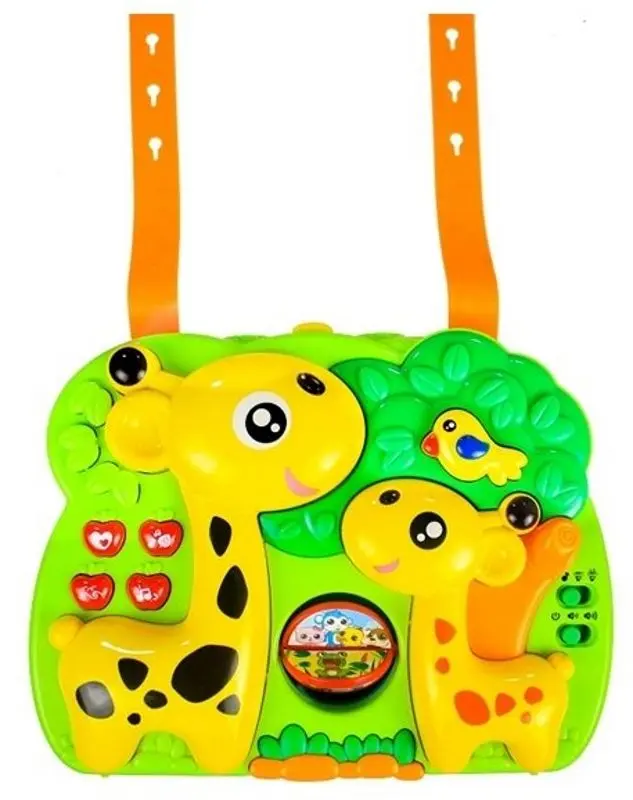 Музыкальная игрушка с проектором LeanToys Giraffe (Green/Yellow)