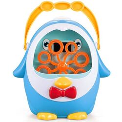 Bule de săpun LeanToys Cool Penguin Bubble (Blue/Yellow/White)