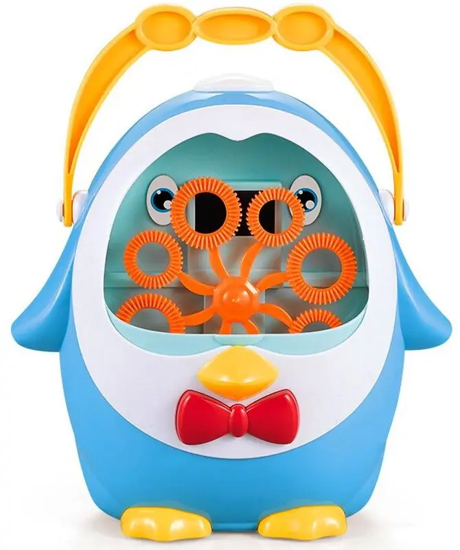 Мыльные пузыри LeanToys Cool Penguin Bubble (Blue/Yellow/White)