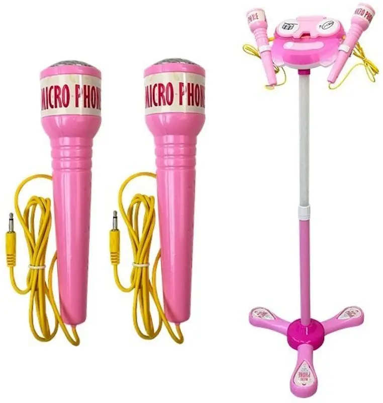 Набор детских микрофонов LeanToys 6608 (Pink)