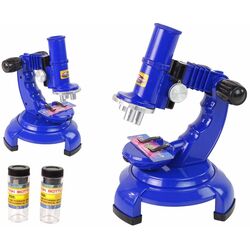 Set microscop + telescop LeanToys Telescope Explorer Set (Blue) Thumb