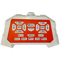 Robot cu telecomanda LeanToys 4487 (White/Black) Thumb