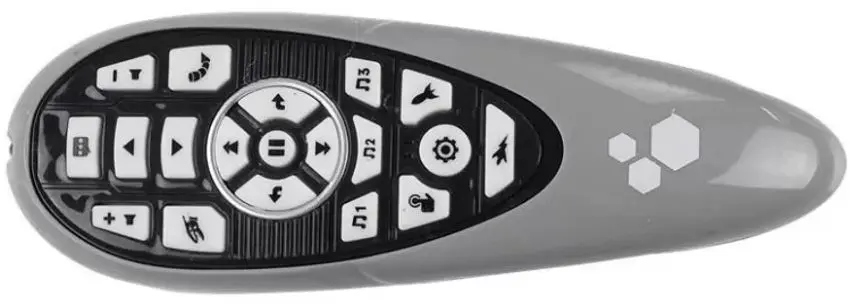 Robot cu telecomanda LeanToys Dinosaur 4551 (White/Black)