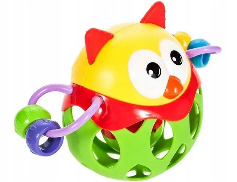 Прорезыватель-погремушка MalPlay ZA1283 (Green/Yellow) - 2