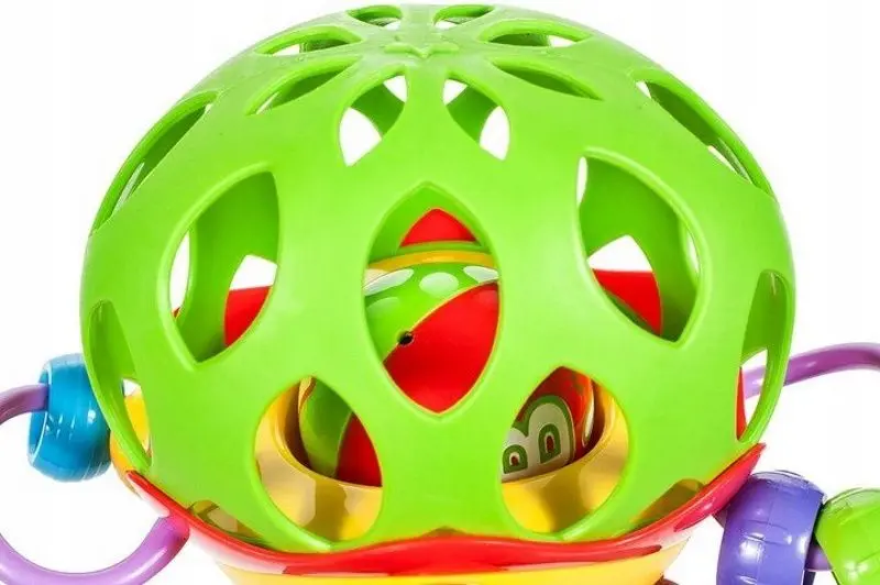 Прорезыватель-погремушка MalPlay ZA1283 (Green/Yellow) - 3