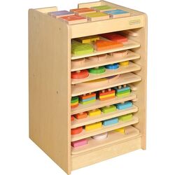 Шкаф с набором головоломок Masterkidz Storage Tower (Wood)