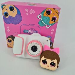 Детский фотоаппарат Children's fun Mini Camera X11 Girl (Pink/White) Thumb