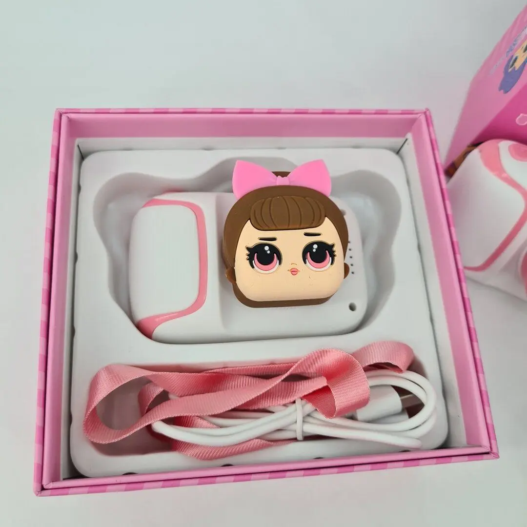 Детский фотоаппарат Children's fun Mini Camera X11 Girl (Pink/White) - 4