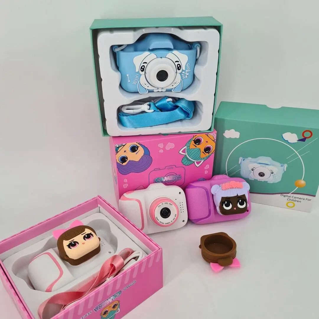 Детский фотоаппарат Children's fun Mini Camera X11 Girl (Pink/White) - 3
