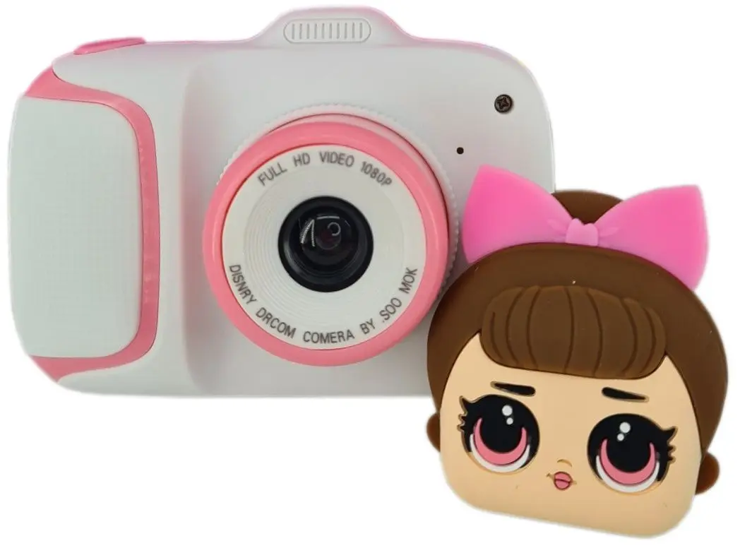 Детский фотоаппарат Children's fun Mini Camera X11 Girl (Pink/White)