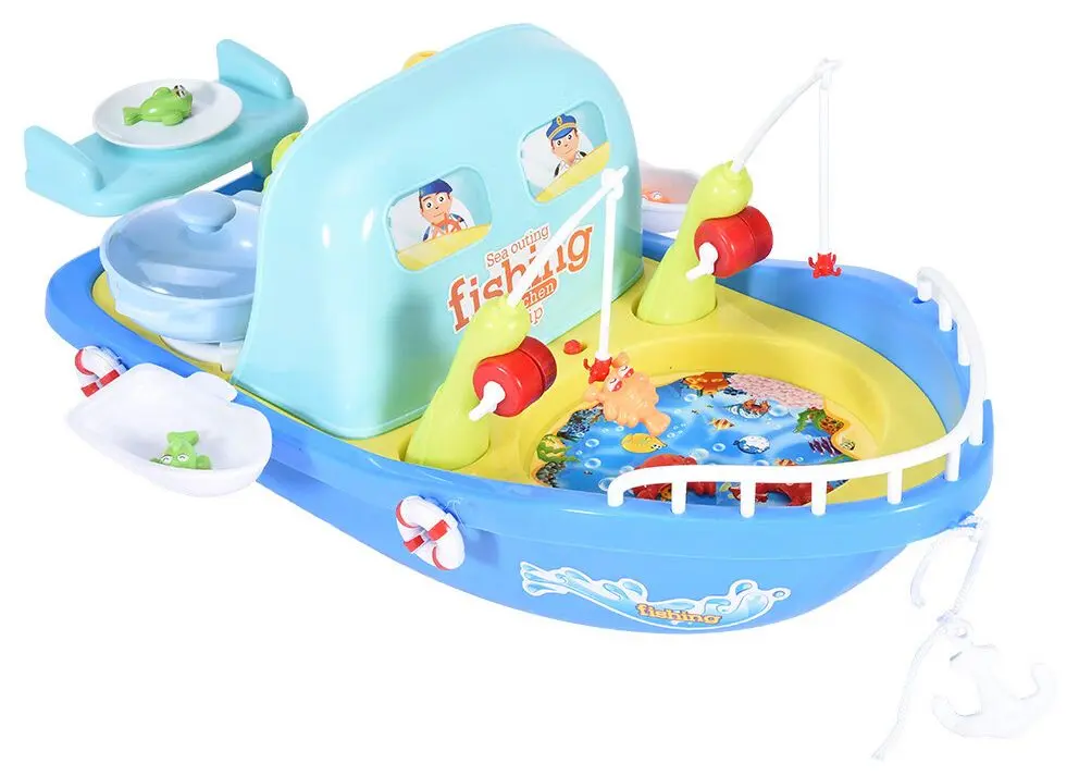Jucarie interactiva Play Smart Fishing And Kitchen (Blue)