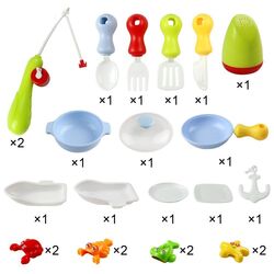 Jucarie interactiva Play Smart Fishing And Kitchen (Blue) Thumb