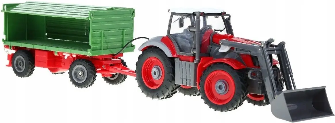 Tractor cu telecomanda Ramiz Farm Tractor Agrimotor Series (Green/Red)