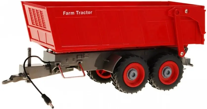 Tractor cu telecomanda Ramiz Farm Tractor Agrimotor Series (Red/Grey)