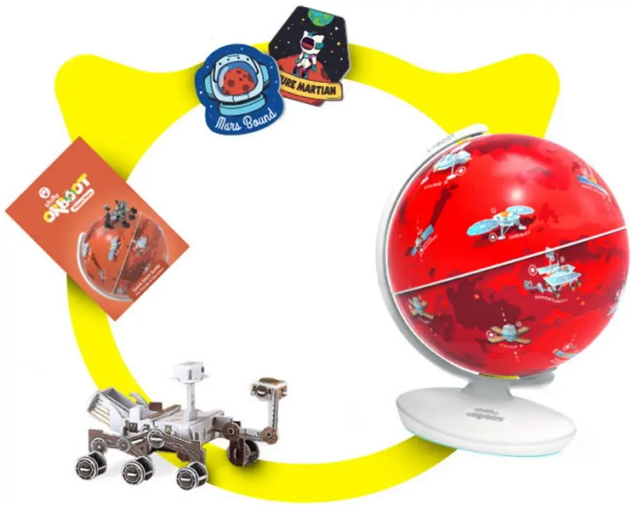 Интерактивный глобус Shifu Orboot Mars (Red/White) - 3