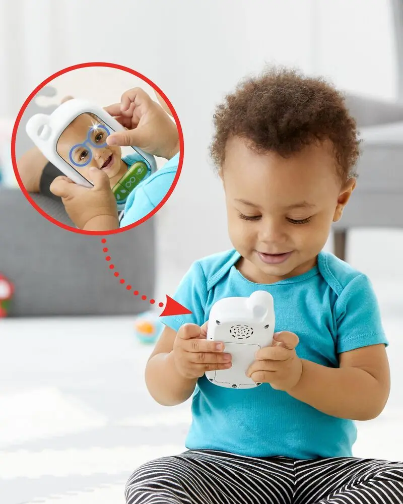 Jucarie interactiva Skip Hop Explore&More Selfie Phone (White)
