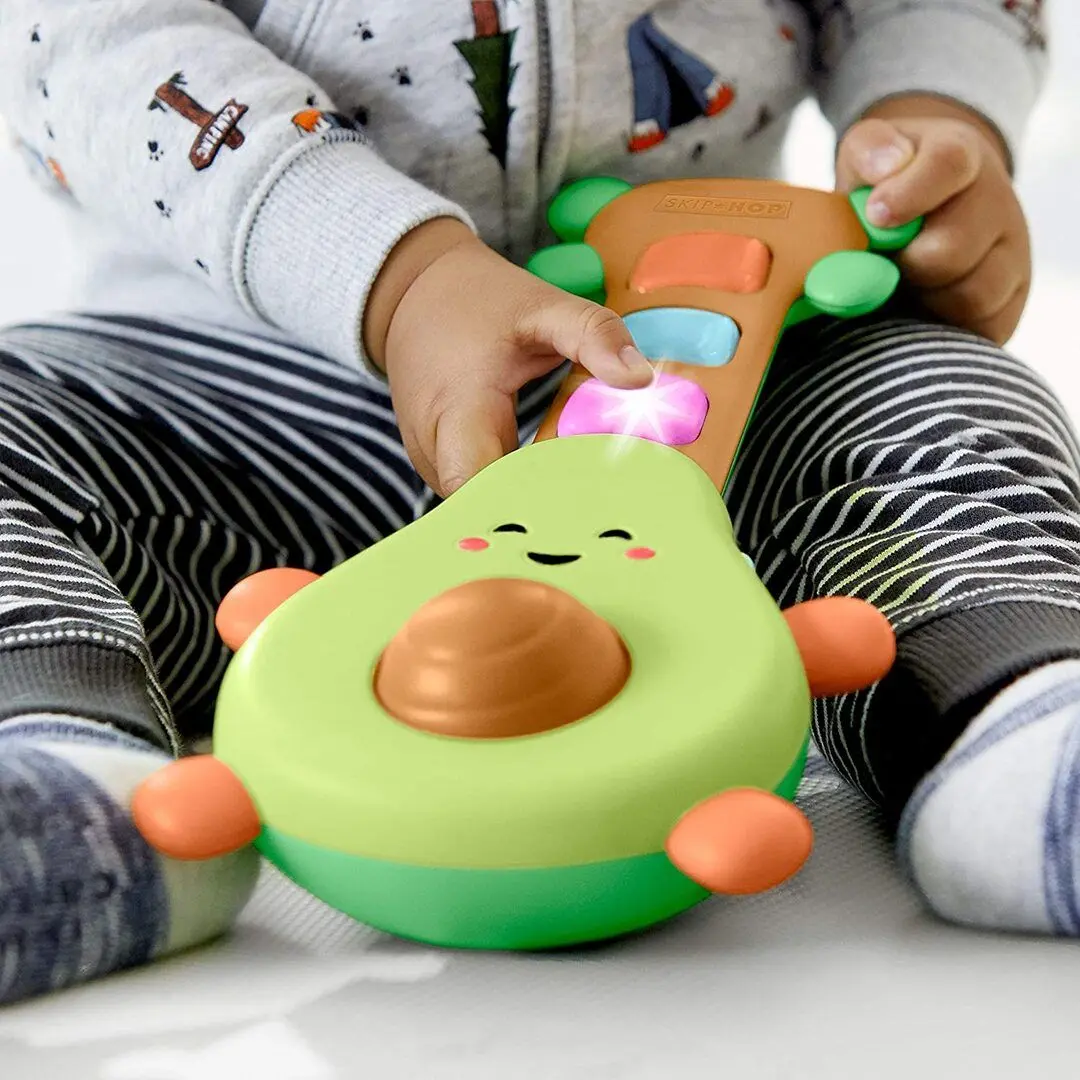 Jucarie interactiva Skip Hop Farmstand Rock-A-Mole Guitar