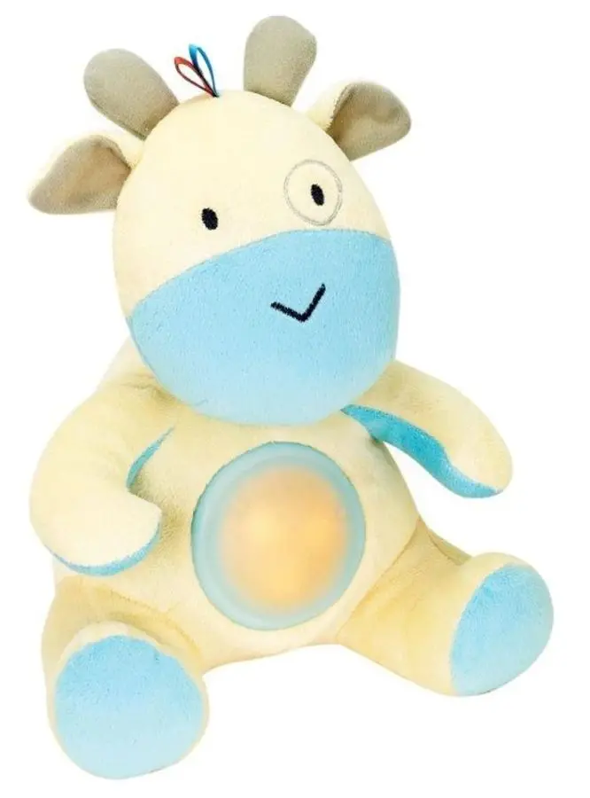 Jucarie moale interactiva Winfun Giraffe (Beige/Blue)