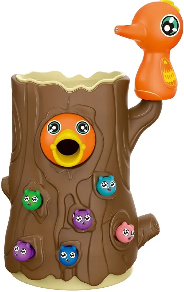 Jucarie interactiva Woopie Woodpeck Catches (Multicolor)