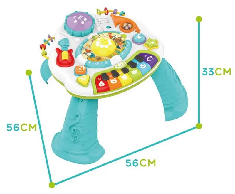 Интерактивный столик Woopie Multifunctional Learning Table (White/Blue)