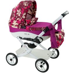Коляска для кукол Adbor Lily 16 (Purple/White)
