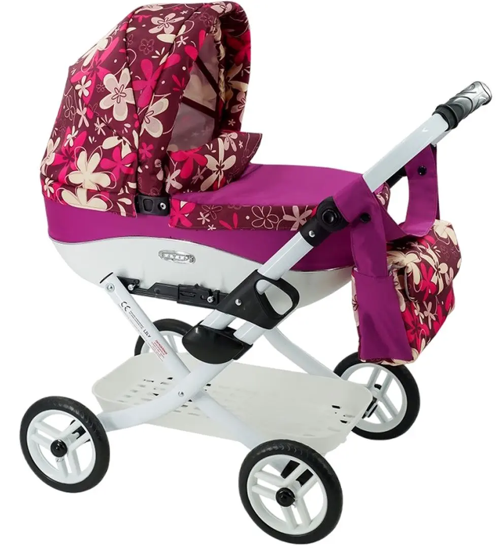 Коляска для кукол Adbor Lily 16 (Purple/White)