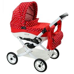 Коляска для кукол Adbor Lily Classic Lc-12 (Red)