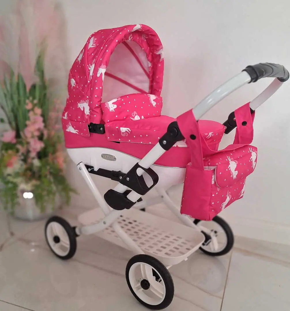 Carucior pentru papusi Adbor Lily Classic Lc-23 (Pink)