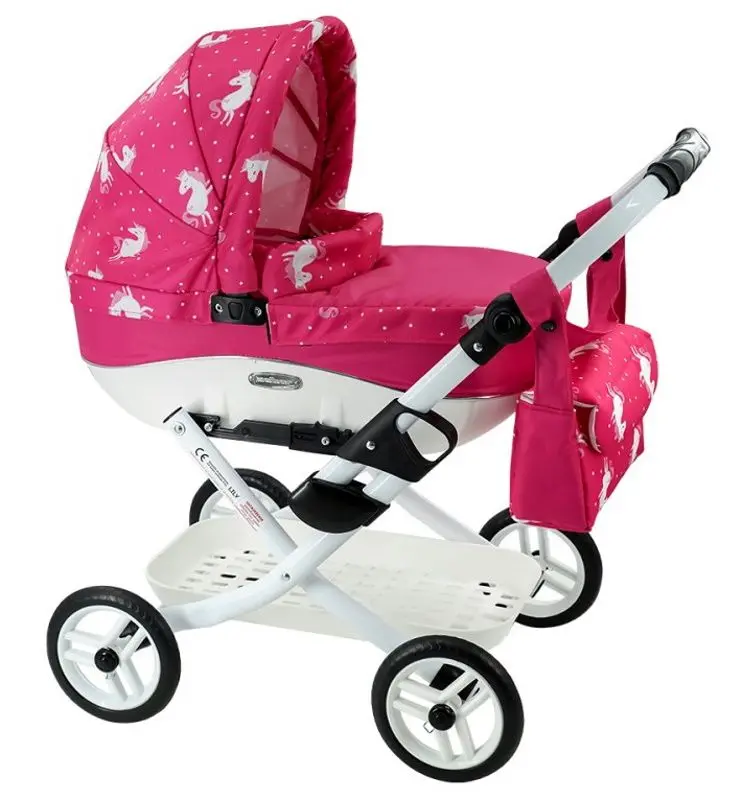 Carucior pentru papusi Adbor Lily Classic Lc-23 (Pink)