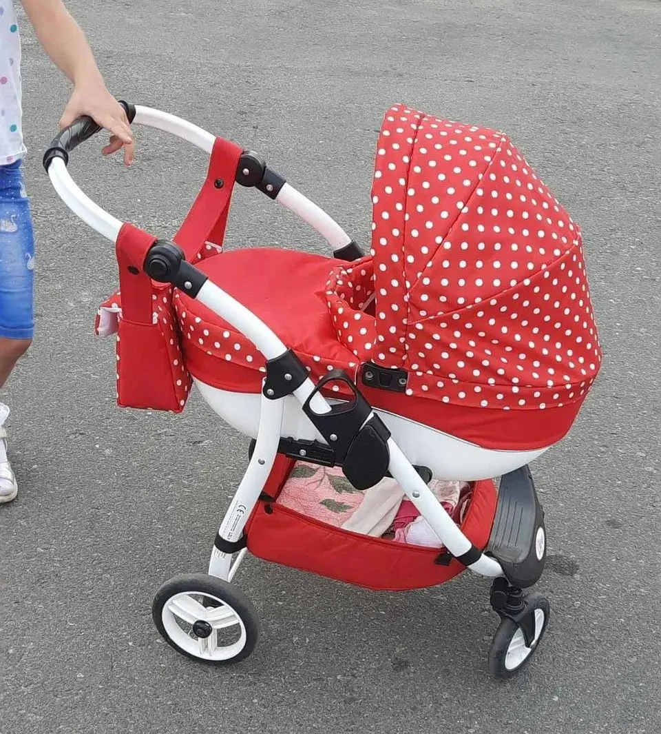 Carucior pentru papusi Adbor Lily Sport Ls-12 (Red) - 3