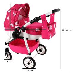 Коляска для кукол Adbor Lily Sport Ls-20 (Pink) Thumb