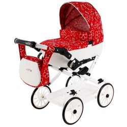 Коляска для кукол Adbor Viki 03 (Red/White)