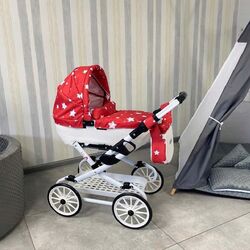 Коляска для кукол Adbor Viki 06 (Red/White) Thumb