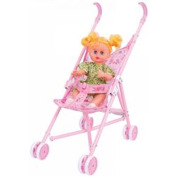 Коляска для куклы AliBibi DCY244593 (Pink)